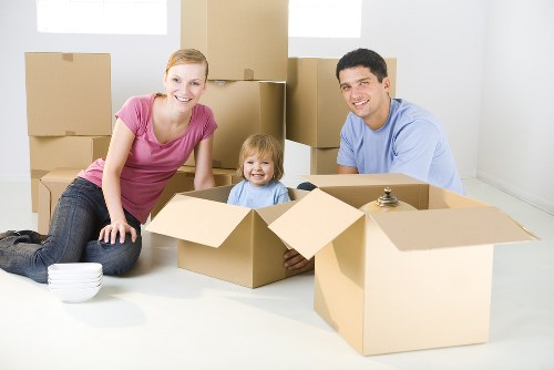 Professional movers from Jimmy's Removals handling household items