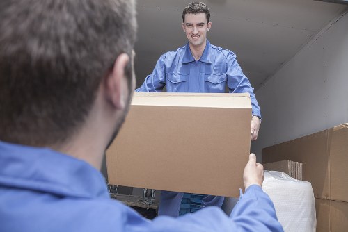 Jimmy's Removals team preparing for a move