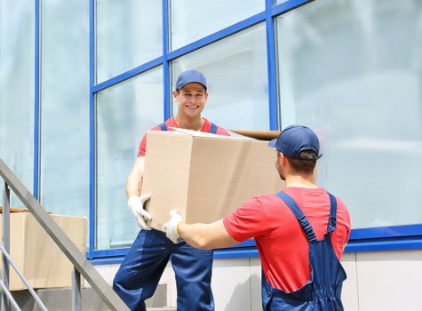 Professional removals team preparing for a move in Blackfen