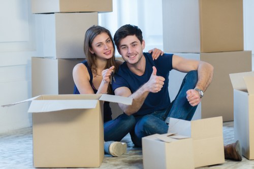 Secure packing of household items for relocation in Putney