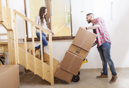 Local removals team navigating Crouch End’s streets